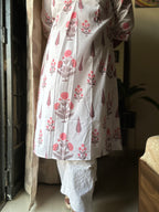 Saadgi Cotton White Kurta for Women | A-Line Fit | Casual & Work wear