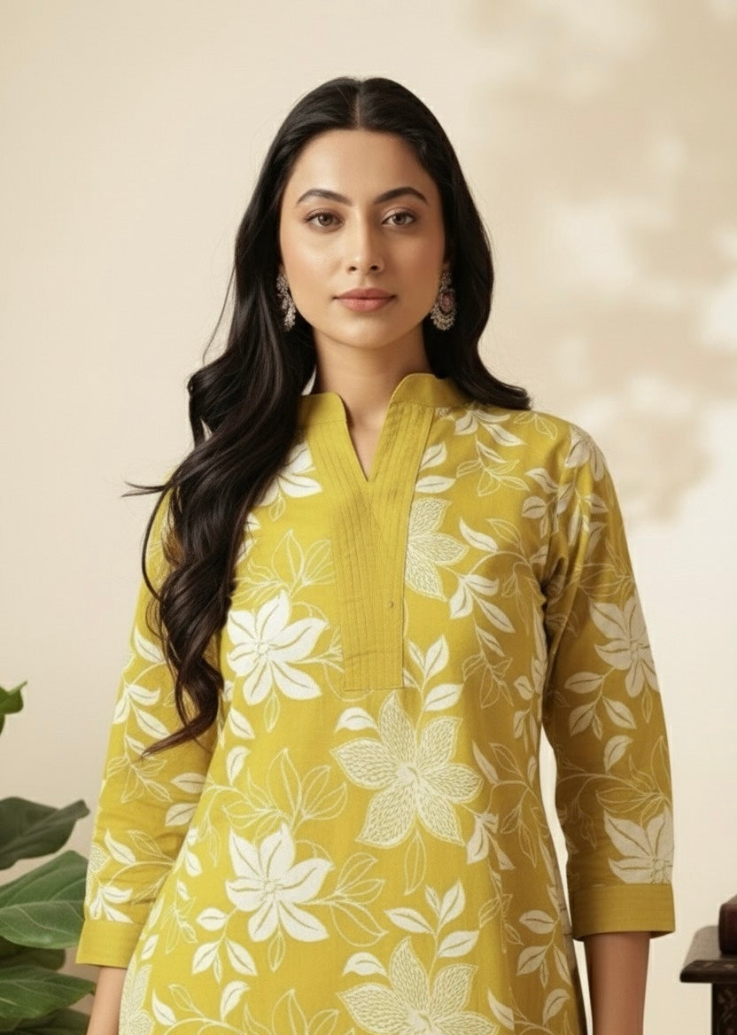 Ridhi Pure Cotton Kurti Set