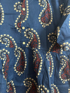 Aara Handblock Ajrakh Cotton Short Kurti