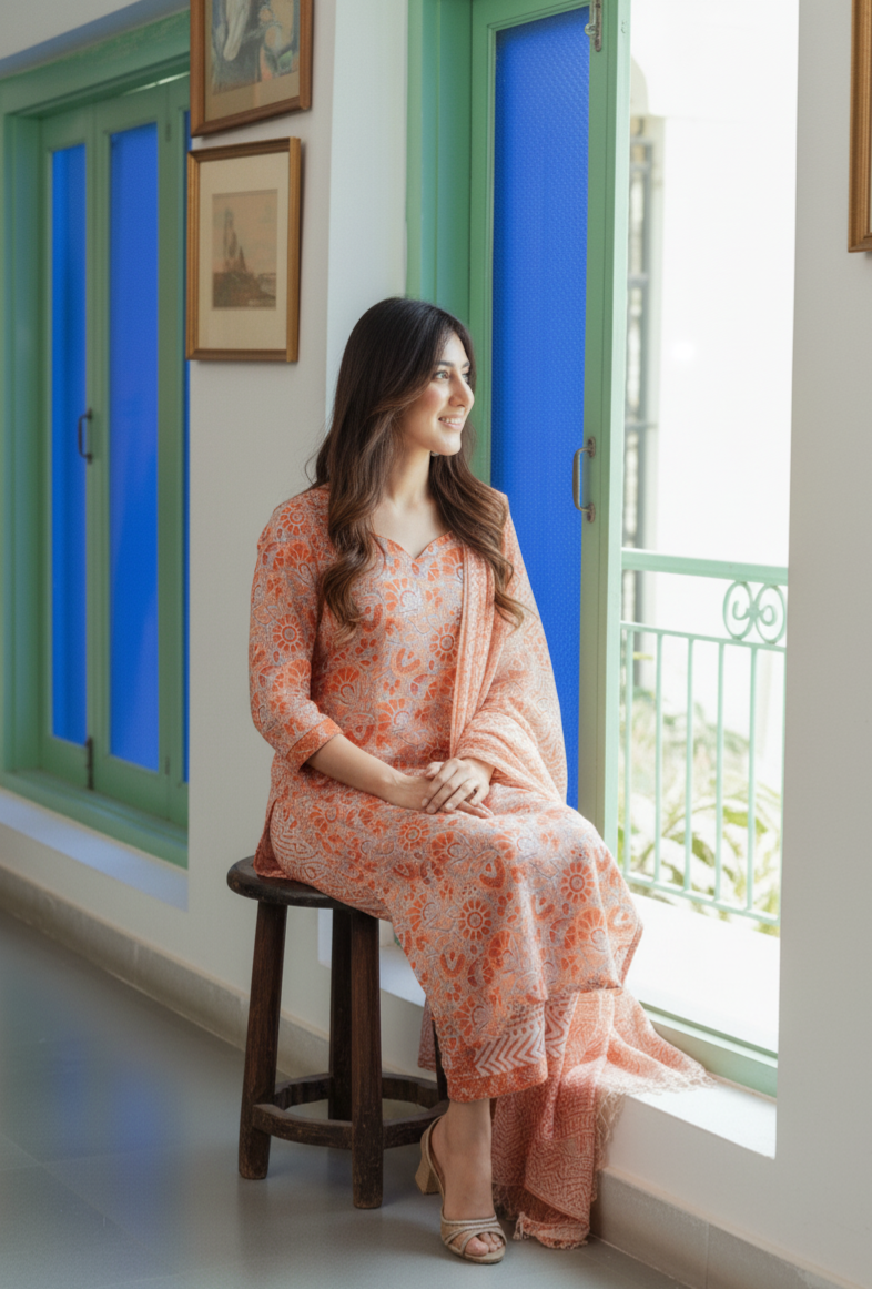 Mohana Printed Kurti Set