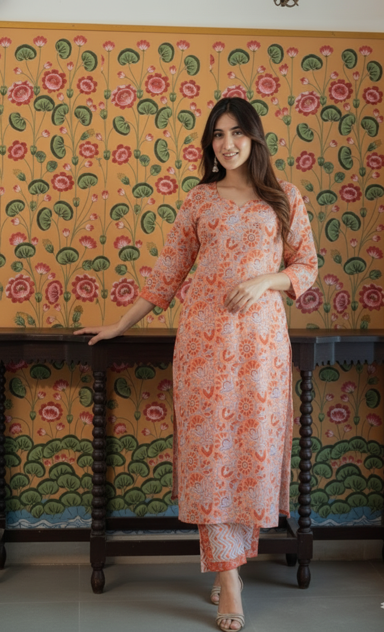 Mohana Printed Kurti Set