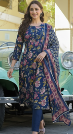 Tripti Floral Printed Anarkali Kurta Set