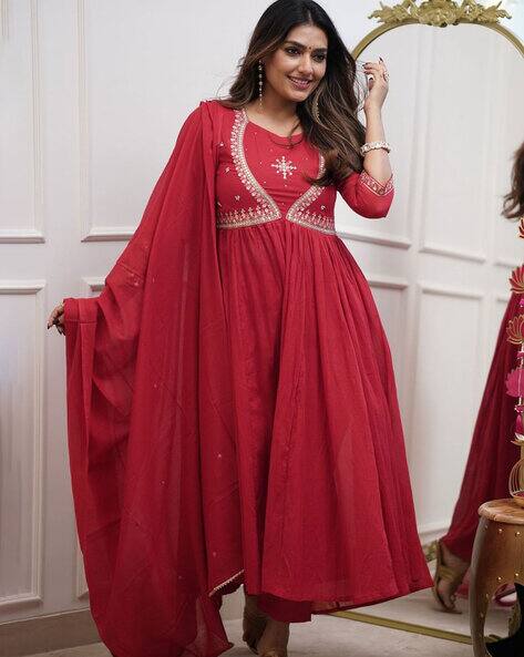 Chandini Embroidered Anarkali Set