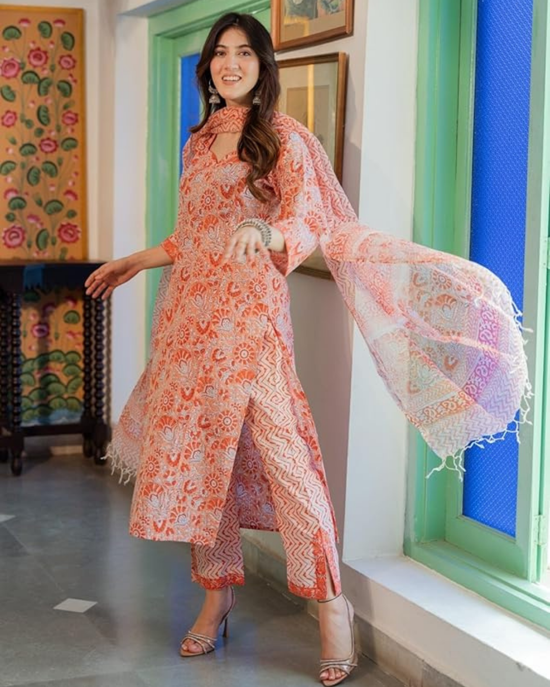 Mohana Printed Kurti Set