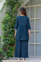 Akira Embroidered Cotton Coord Set